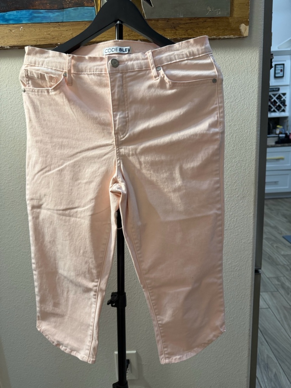 Code Bleu High-Rise Pastel Pink Jeans - Picture 7 of 7